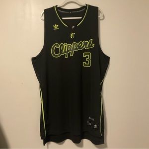 Adidas Limited Edition NBA Los Angeles Clippers Chris Paul Jersey Black/Neon
